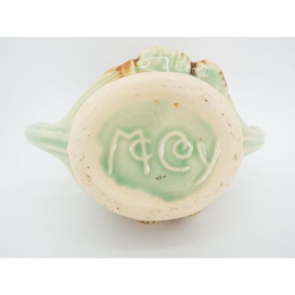 Vintage McCoy Pottery Pine Cone Creamer and Sugar Bowl Set - Picture 7 of 9